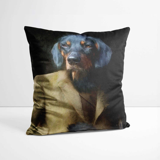Fenton - Custom Royal Pet Portrait Cushion