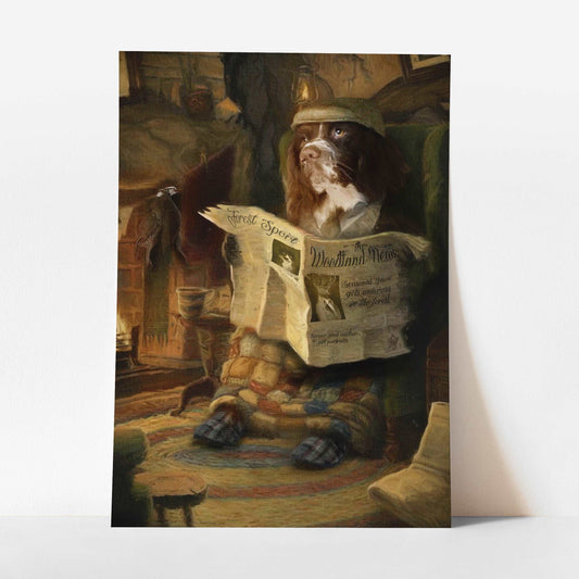 Fireside Boy - Custom Fine Art Print