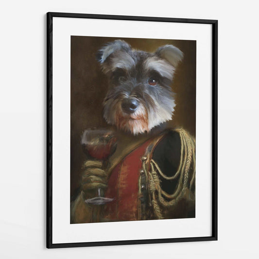 Gordon - Custom Royal Pet Portrait Framed