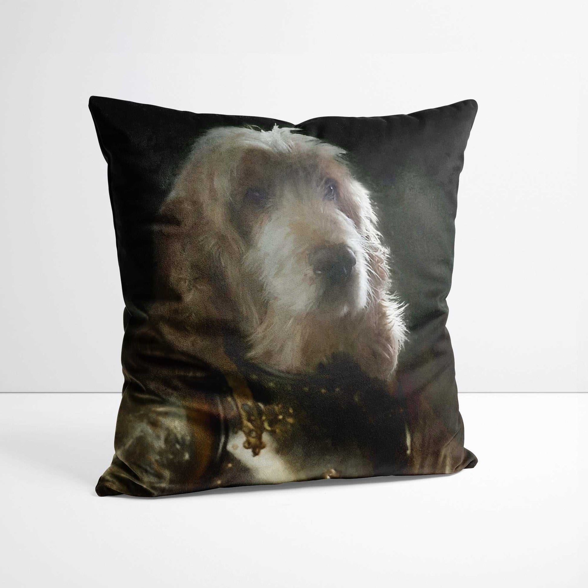 Harold - Custom Royal Pet Portrait Cushion