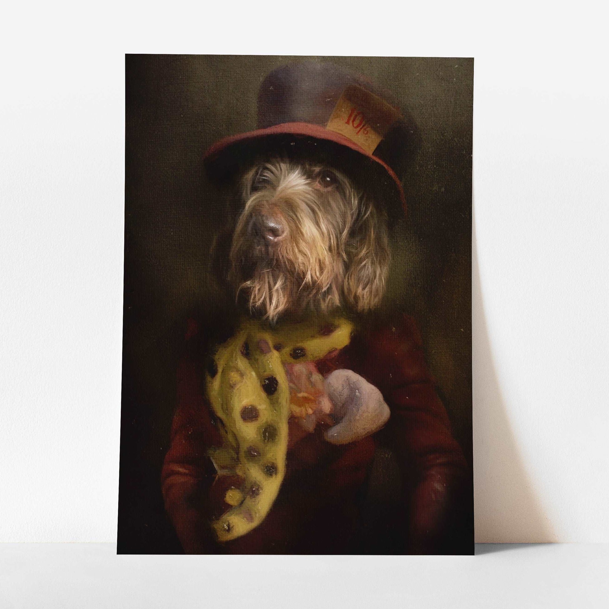 Hatter - Custom Pet Portrait Art Print