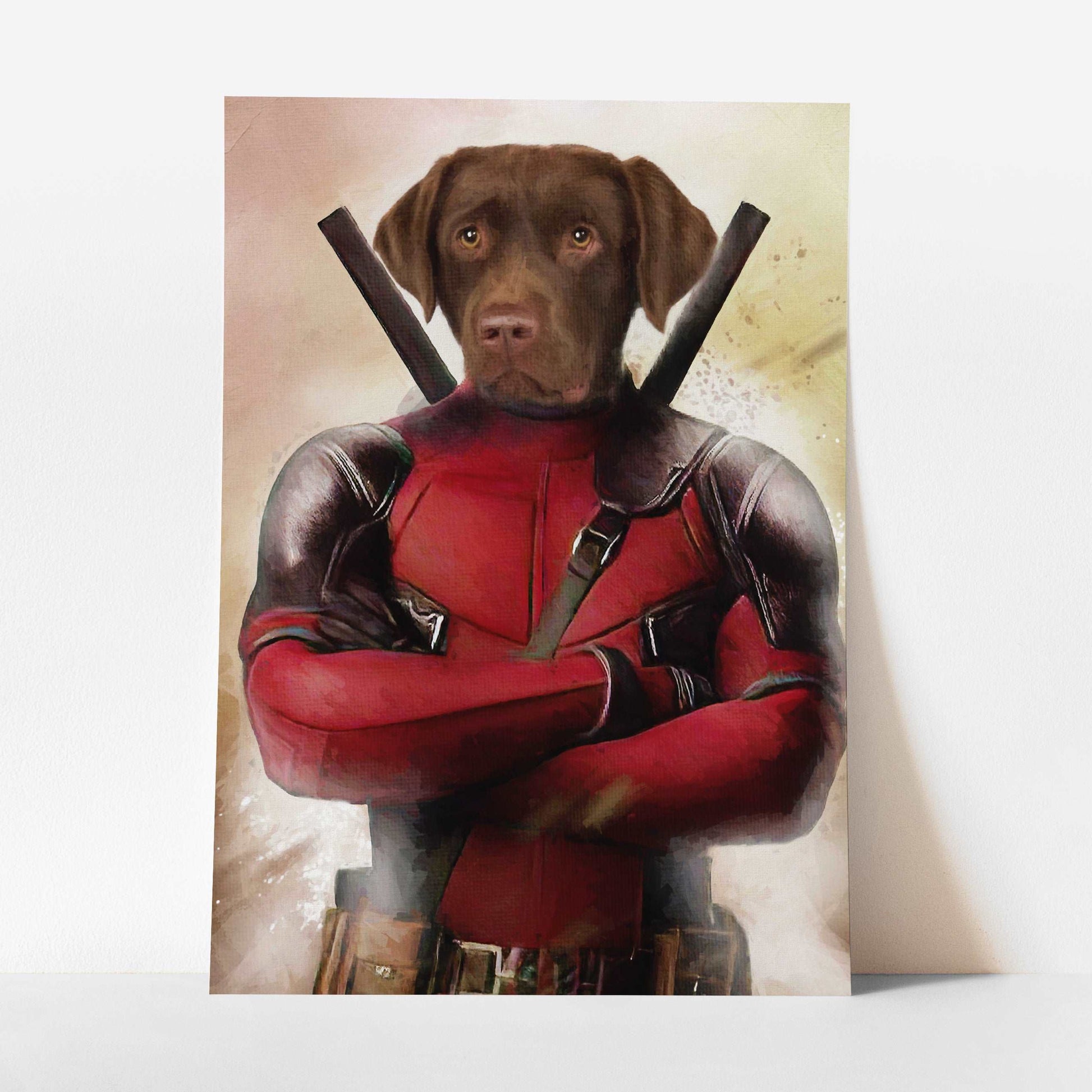 Hero - Custom Pet Portrait Art Print