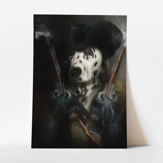 Highwayman - Custom Royal Pet Portrait Art Print