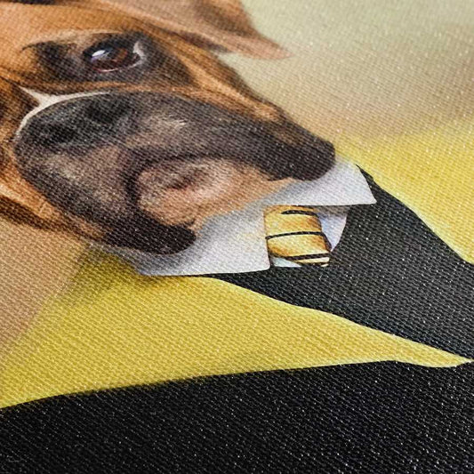 Hufflepaw - Custom Pet Portrait Canvas