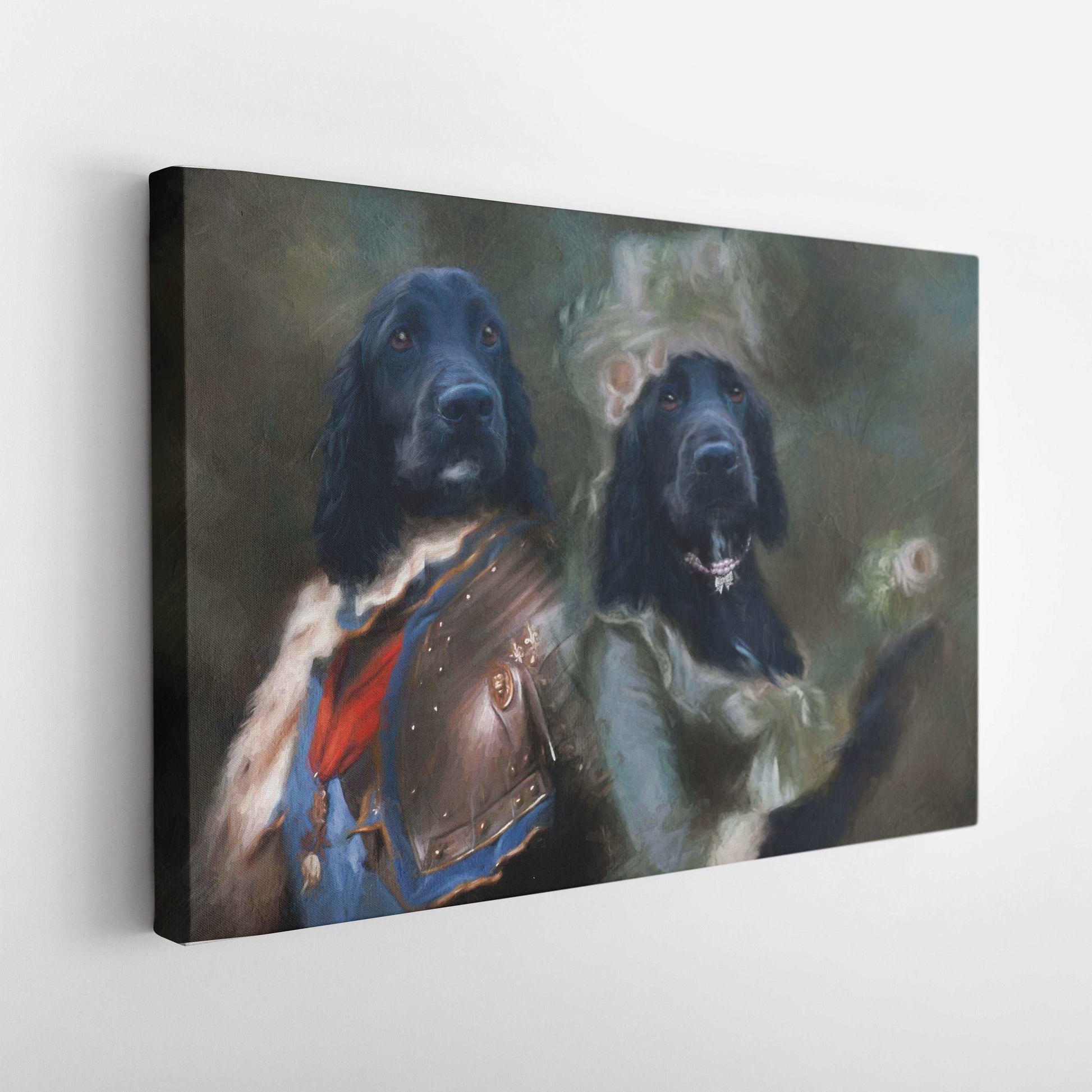 Lord and Lady - Custom Royal Pet Portrait Canvas