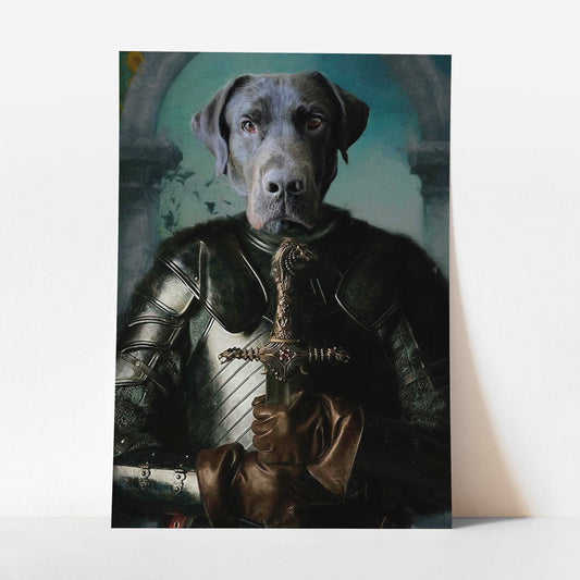 Lance - Custom Royal Pet Portrait Art Print