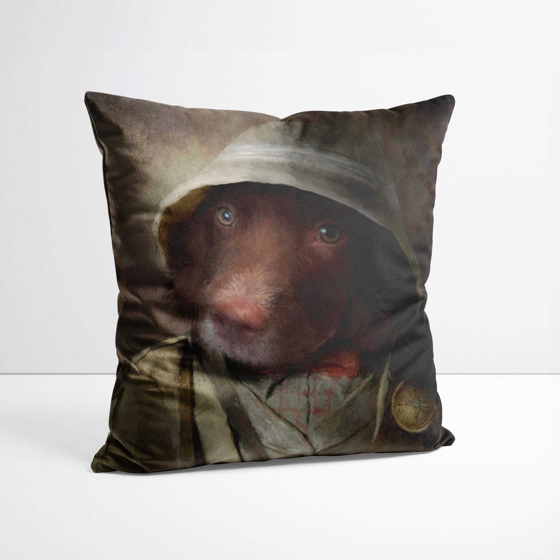 Livingstone - Custom Pet Portrait Cushion