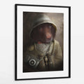Livingstone - Custom Framed Pet Portrait
