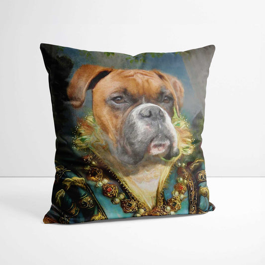 Liz - Custom Royal Pet Portrait Cushion