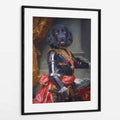 Louie - Custom Royal Pet Portrait Framed