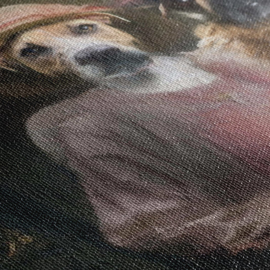 Peakies - Custom Pet Portrait Canvas
