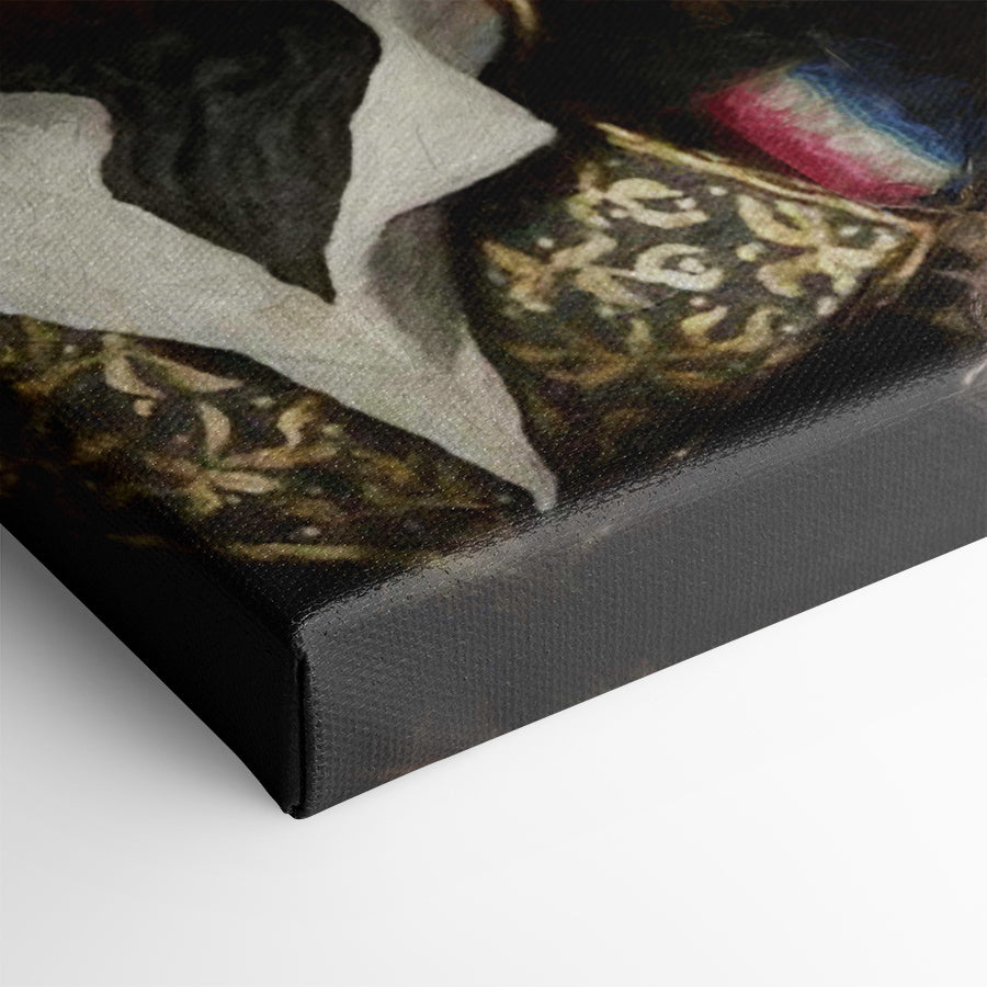 Picard - Custom Royal Pet Portrait Canvas