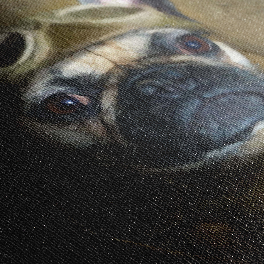 Pilot - Custom Royal Pet Portrait Canvas