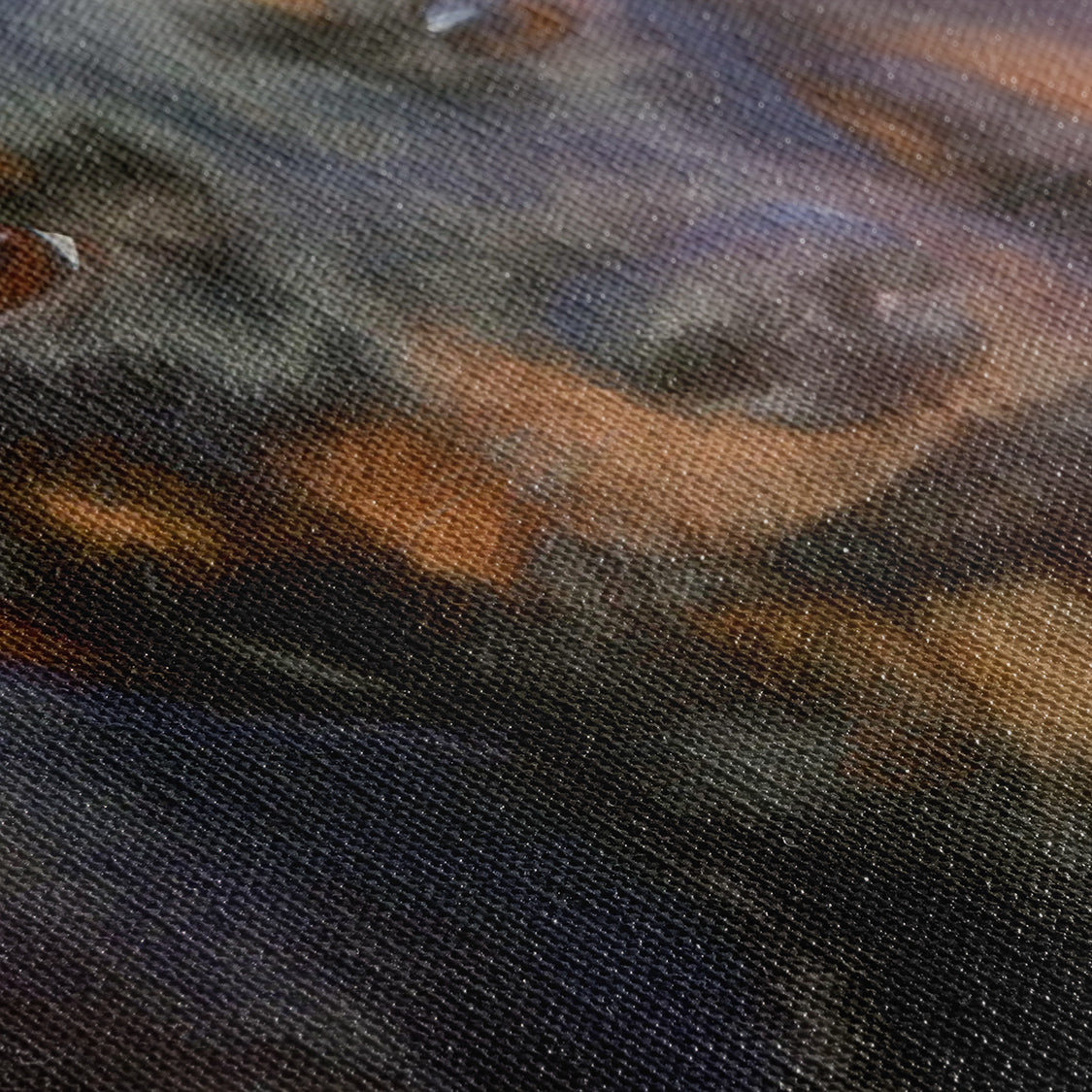 Traditional Purple Hue - Custom Pet Portrait Canvas