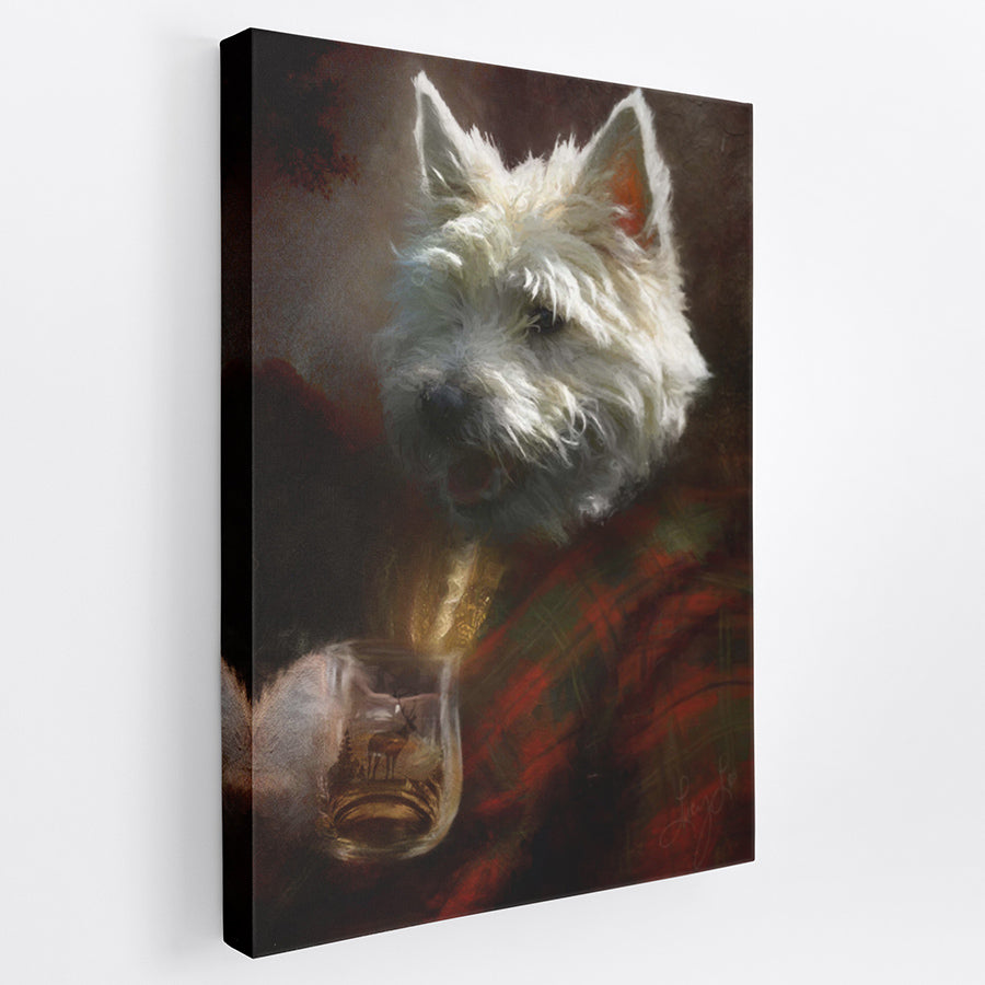 Scotty - Custom Vintage Pet Portrait Canvas