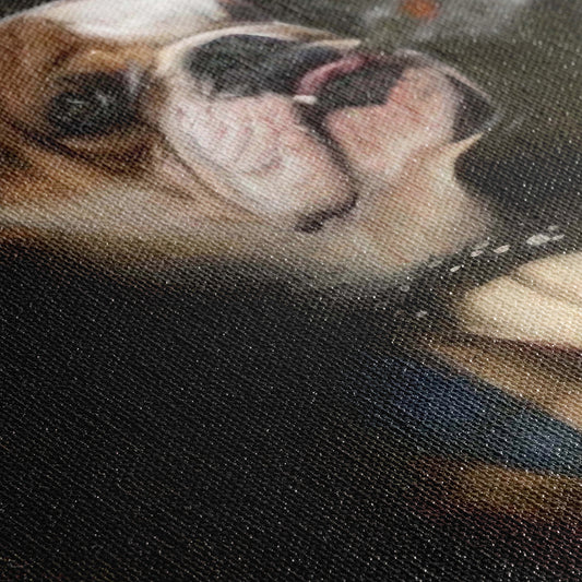 Winston - Custom Royal Pet Portrait Canvas