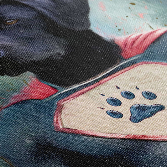 SuperDawg - Custom Pet Portrait Canvas